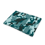 Forest Green Camouflage Print Pet Cooling Mat Cover