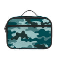 Forest Green Camouflage Print Portable Lunch Bag