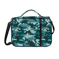 Forest Green Camouflage Print Shoulder Strap Bible Bag