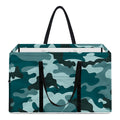 Forest Green Camouflage Print Utility Tote Bag