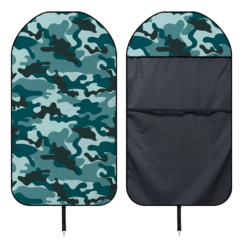 Forest Green Camouflage Print Waterproof Car Seat Cover