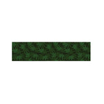 Forest Green Cannabis Leaf Print Bed Runner