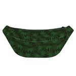 Forest Green Cannabis Leaf Print Fanny Pack