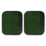 Forest Green Cannabis Leaf Print Handle Covers