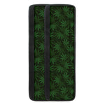 Forest Green Cannabis Leaf Print Refrigerator Handle Covers