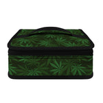 Forest Green Cannabis Leaf Print Small Lunch Bag
