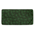 Forest Green Cannabis Leaf Print Towel