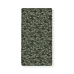 Forest Green Digital Camo Pattern Print Baby Crib Sheet