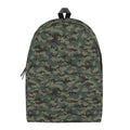 Forest Green Digital Camo Pattern Print School Backpack