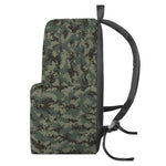 Forest Green Digital Camo Pattern Print Backpack