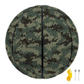 Forest Green Digital Camo Pattern Print Basketball