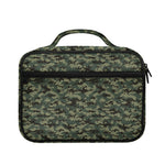 Forest Green Digital Camo Pattern Print Briefcase Bible Bag