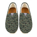 Forest Green Digital Camo Pattern Print Casual Shoes