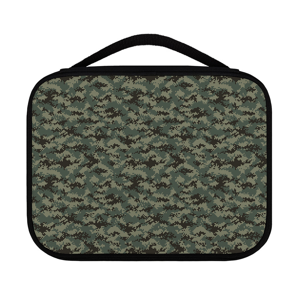 Forest Green Digital Camo Pattern Print Classic Bible Case
