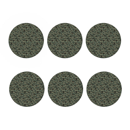 Forest Green Digital Camo Pattern Print Coaster Set