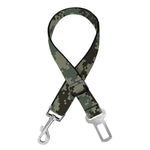 Forest Green Digital Camo Pattern Print Dog Seat Belt