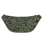 Forest Green Digital Camo Pattern Print Fanny Pack