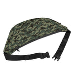 Forest Green Digital Camo Pattern Print Fanny Pack