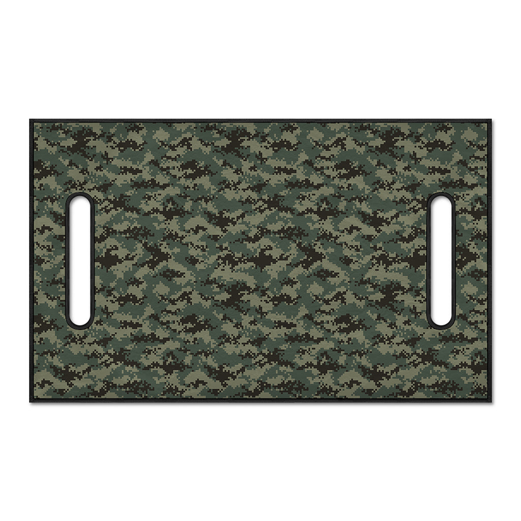 Forest Green Digital Camo Pattern Print Golf Cart Seat Cover