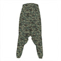 Forest Green Digital Camo Pattern Print Hammer Pants