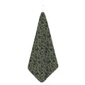 Forest Green Digital Camo Pattern Print Hand Towel