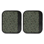 Forest Green Digital Camo Pattern Print Handle Covers