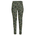 Forest Green Digital Camo Pattern Print High-Waisted Pocket Leggings