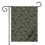 Forest Green Digital Camo Pattern Print House Flag