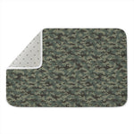 Forest Green Digital Camo Pattern Print Indoor Door Mat