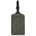 Forest Green Digital Camo Pattern Print Luggage Tag