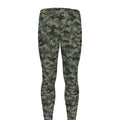 Forest Green Digital Camo Pattern Print Men's Leggings