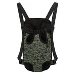 Forest Green Digital Camo Pattern Print Pet Carrier Backpack