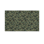 Forest Green Digital Camo Pattern Print Polyester Flag