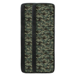 Forest Green Digital Camo Pattern Print Refrigerator Handle Covers