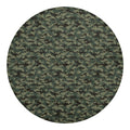 Forest Green Digital Camo Pattern Print Round Blanket