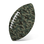 Forest Green Digital Camo Pattern Print Rugby Ball