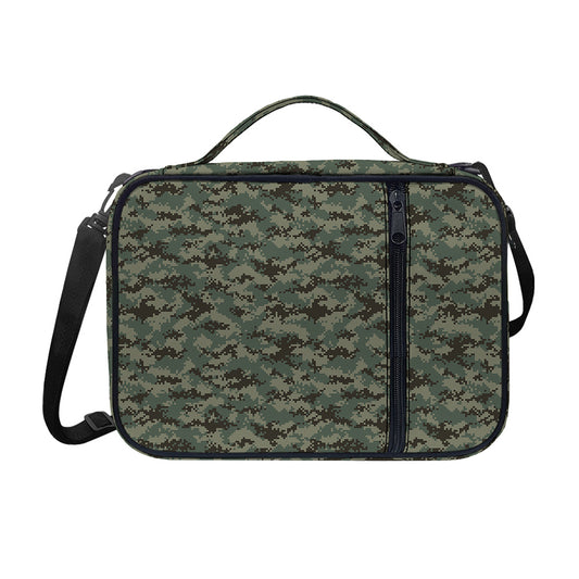 Forest Green Digital Camo Pattern Print Shoulder Strap Bible Bag