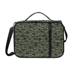 Forest Green Digital Camo Pattern Print Shoulder Strap Bible Bag