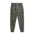 Forest Green Digital Camo Pattern Print Sweatpants