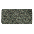 Forest Green Digital Camo Pattern Print Towel