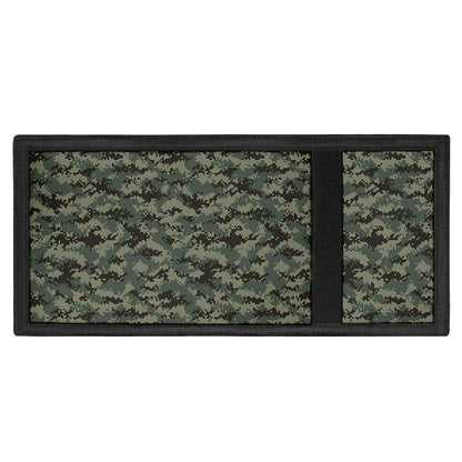 Forest Green Digital Camo Pattern Print Trifold Wallet