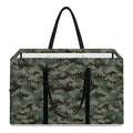 Forest Green Digital Camo Pattern Print Utility Tote Bag