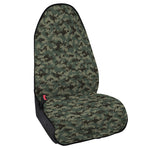Forest Green Digital Camo Pattern Print Waterproof Car Seat Cover