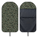 Forest Green Digital Camo Pattern Print Waterproof Car Seat Cover