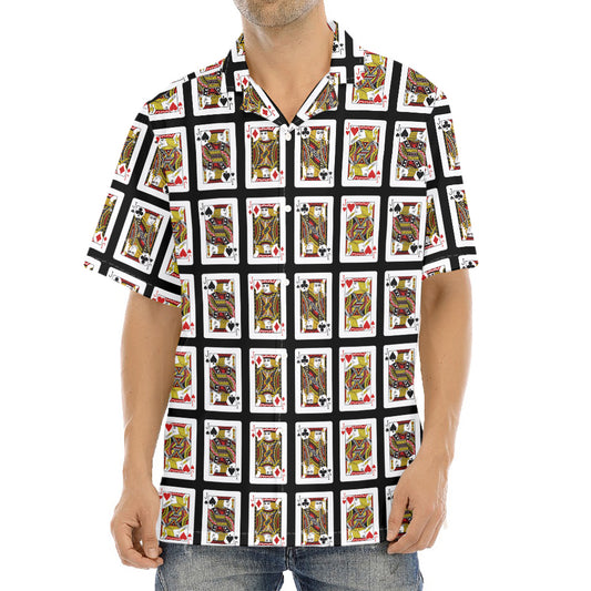 Four Jacks Playing Cards Pattern Print Aloha Shirt
