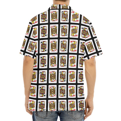 Four Jacks Playing Cards Pattern Print Aloha Shirt