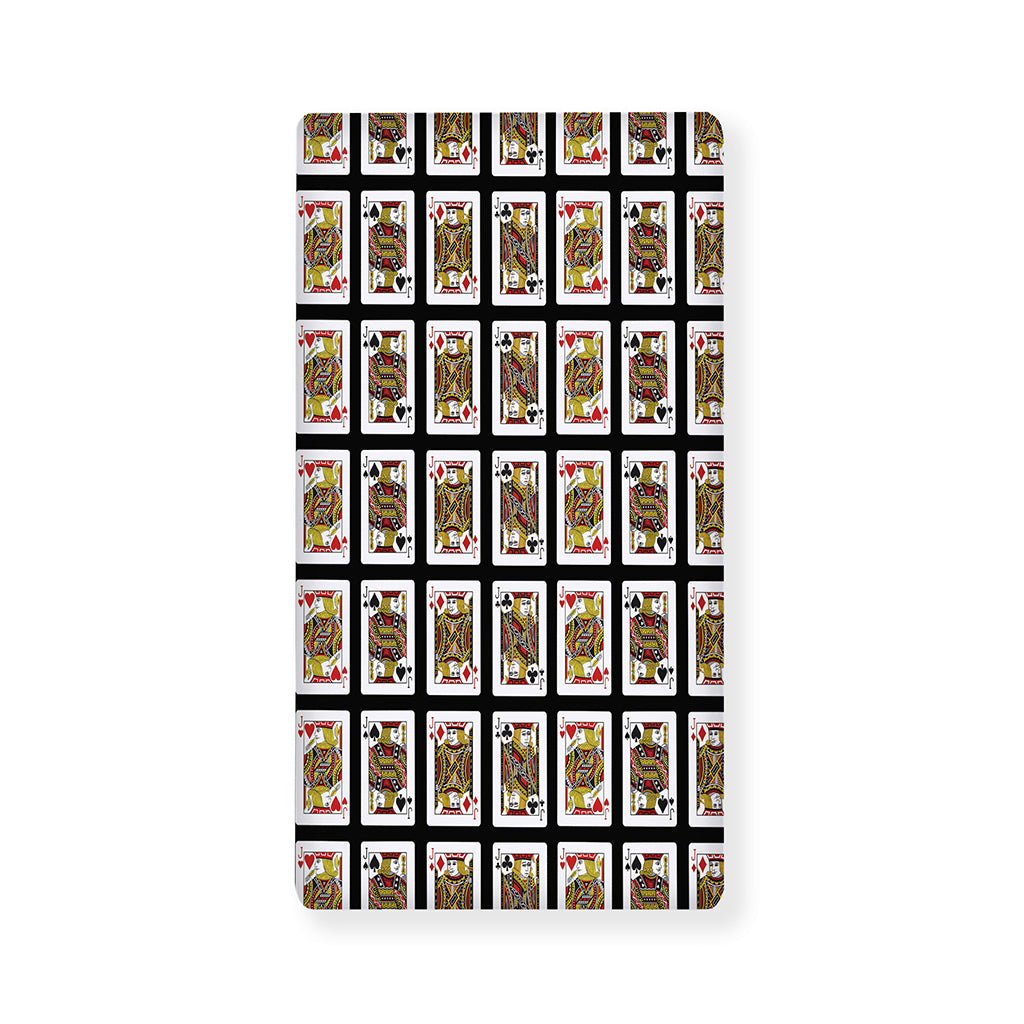 Four Jacks Playing Cards Pattern Print Baby Crib Sheet