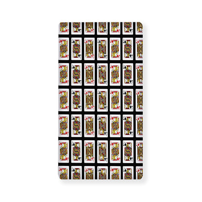 Four Jacks Playing Cards Pattern Print Baby Crib Sheet