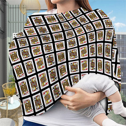 Four Jacks Playing Cards Pattern Print Baby Seat Cover