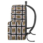 Four Jacks Playing Cards Pattern Print Backpack